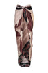 De La Falaise Cotton Silk Sarong / Brown Horses